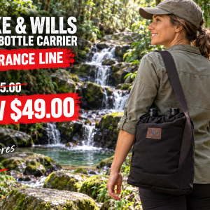 Burke & Wills Double Bottle Cooler Bag – 12oz Oilskin