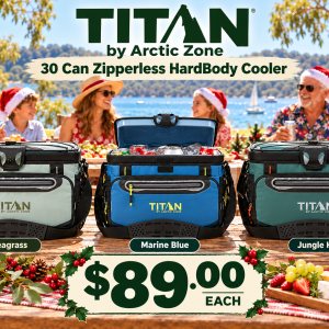 New TITAN by Arctic Zone 30 Can Zipperless HardBody Cooler